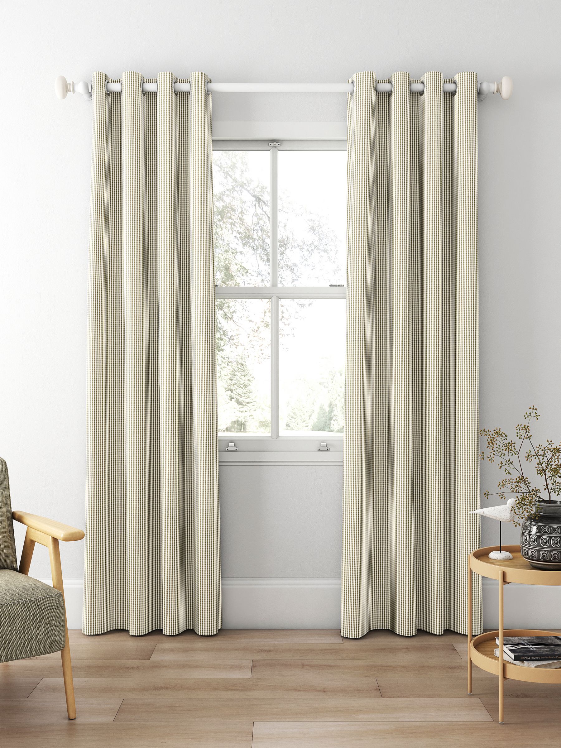 Clarke & Clarke Windsor Made to Measure Curtains, Linen