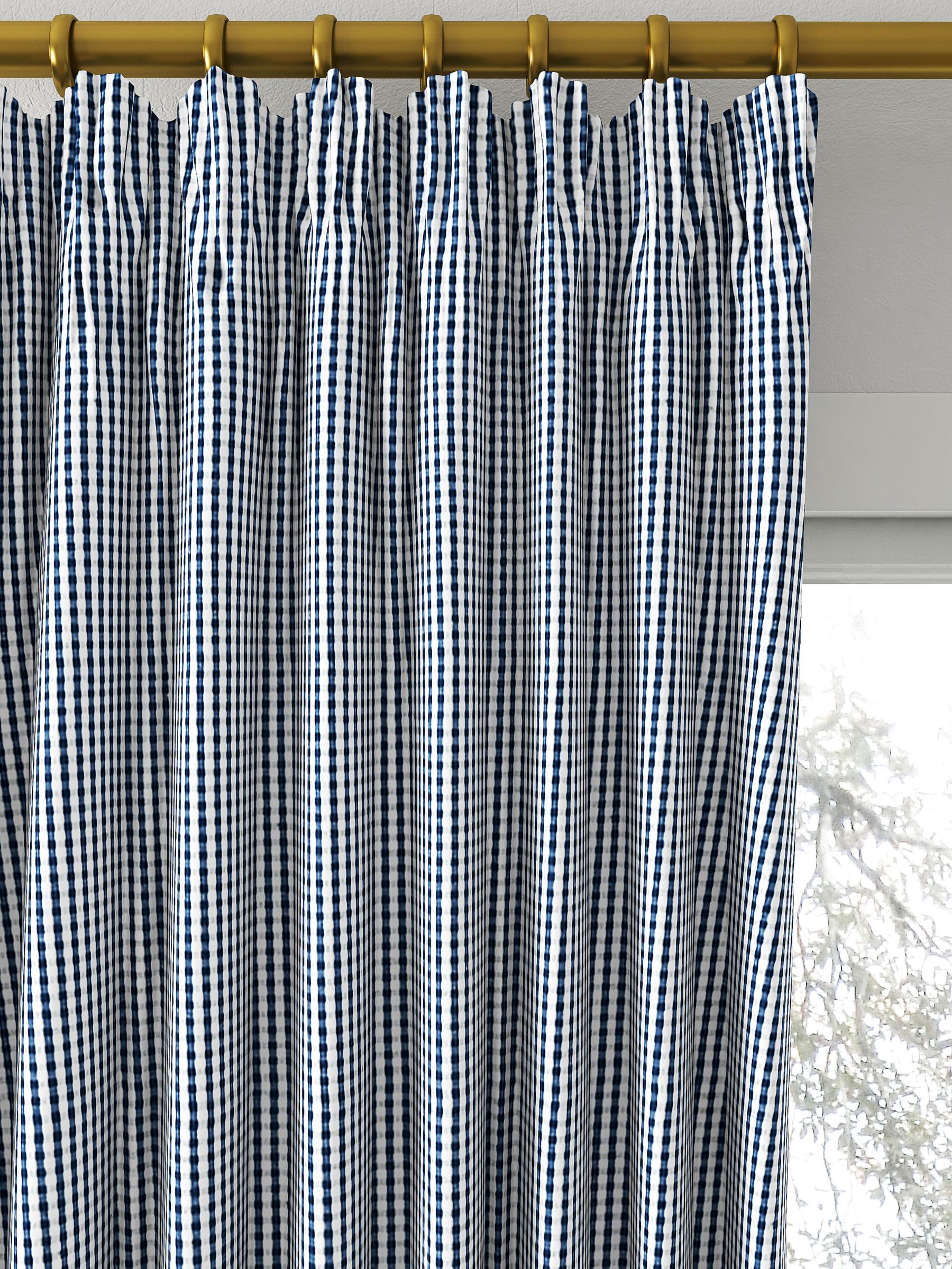 Clarke & Clarke Windsor Made to Measure Curtains, Navy