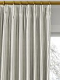 Clarke & Clarke Maryland Made to Measure Curtains or Roman Blind, Charcoal/Natural