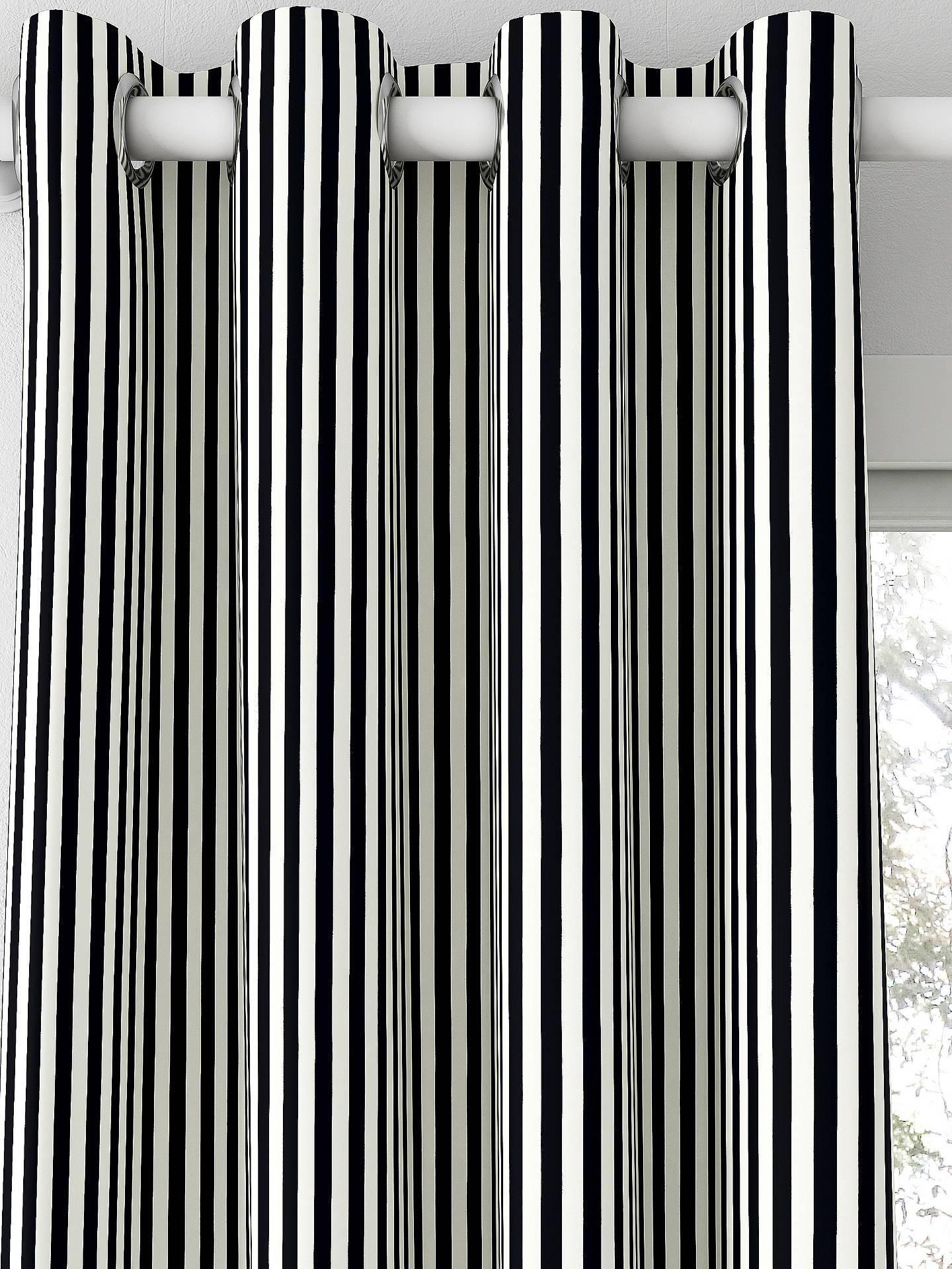 Clarke & Clarke Portland Made to Measure Curtains, Ebony