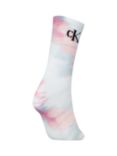 Calvin Klein Flow Tie Dye Effect Socks, Pink Multi