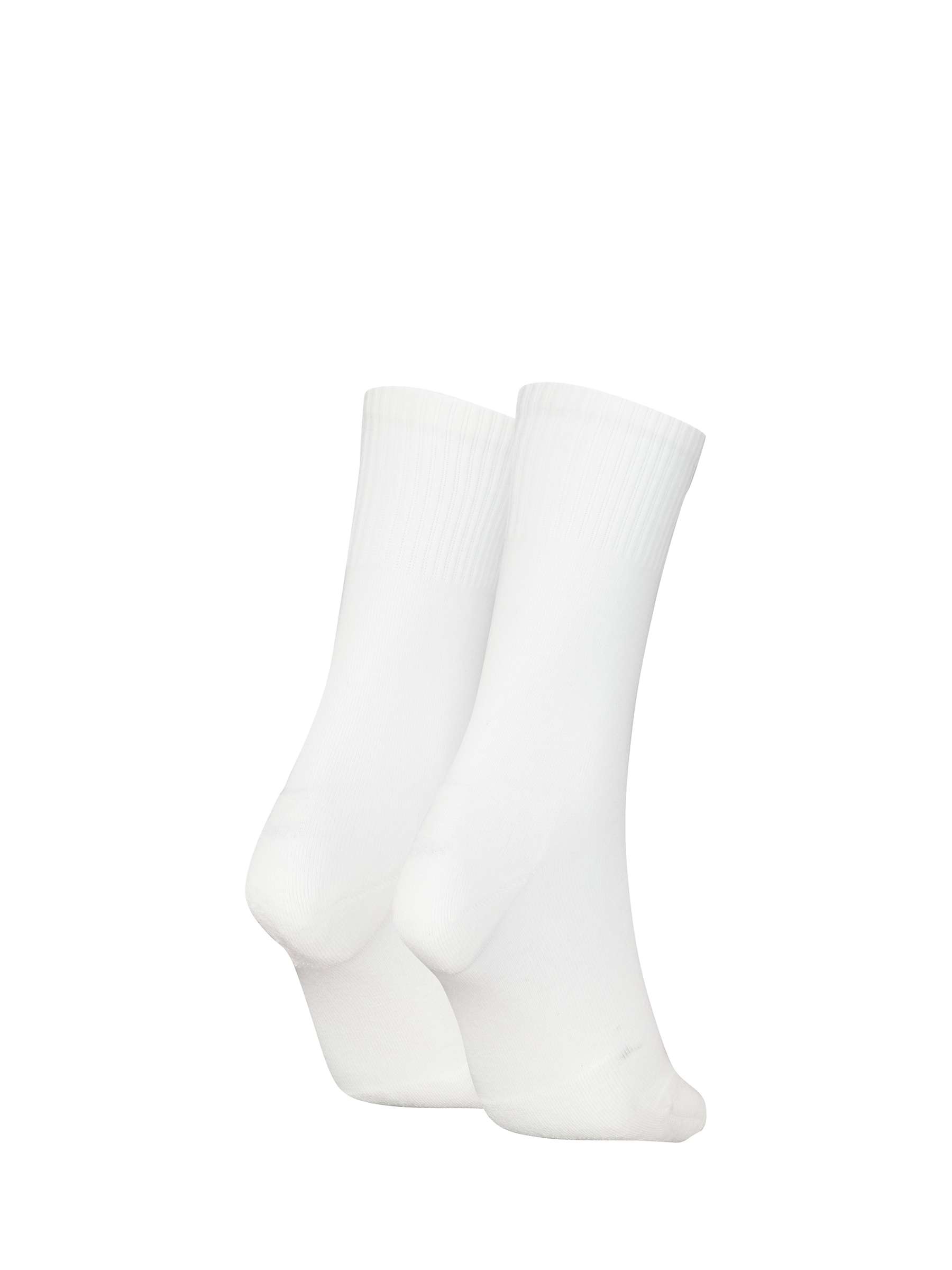 Buy Calvin Klein Pride Logo Socks, Pack of 2, White/Multi Online at johnlewis.com