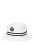 Ralph Lauren Kids' Wimbledon Bucket Hat, Ceramic White