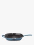 Le Creuset Cast Iron Signature Square Grillit, 26cm, Chambray