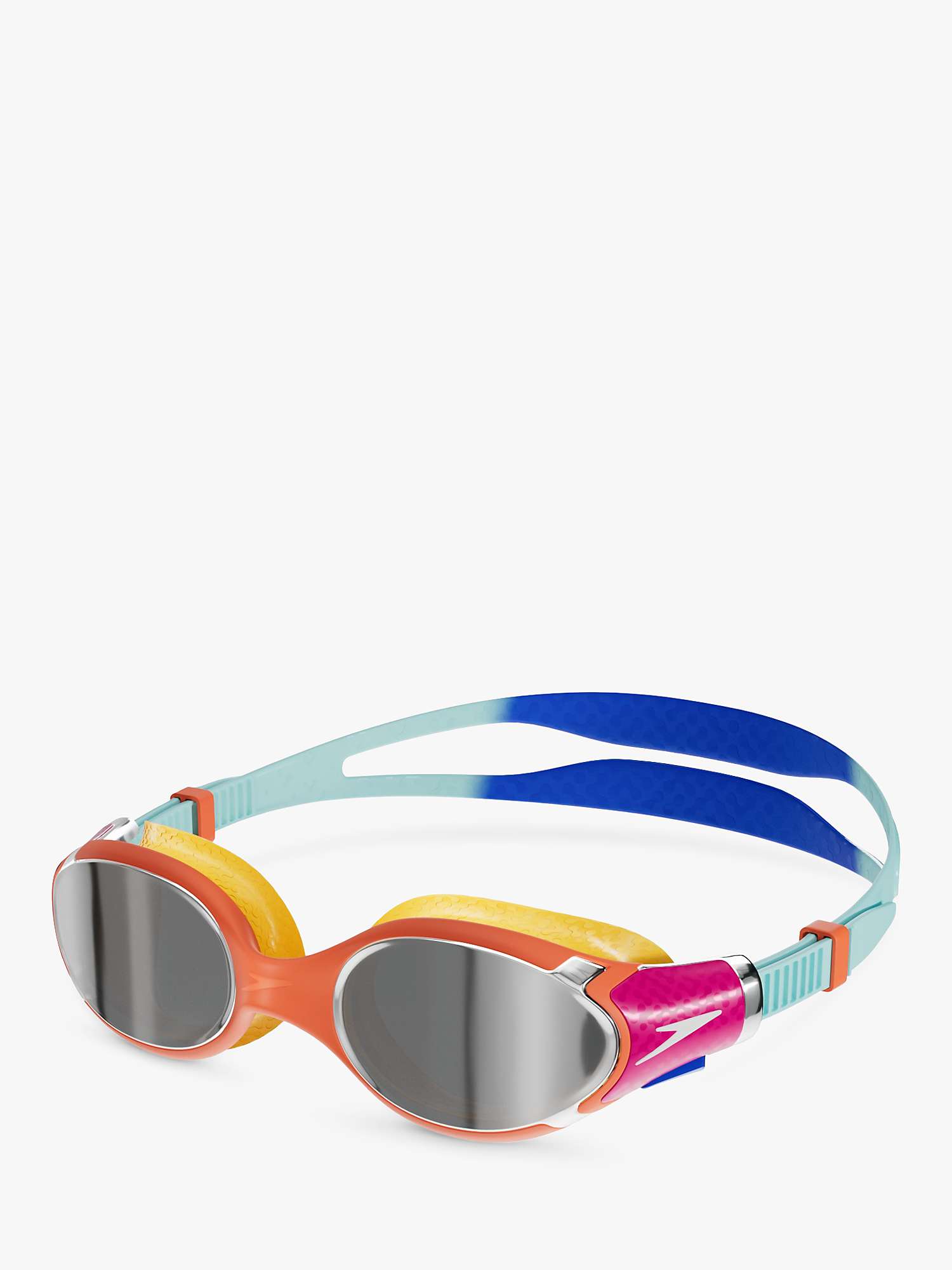 Buy Speedo Kids' Biofuse 2.0 Mirror Junior Swimming Goggles, Cobalt Pop Online at johnlewis.com