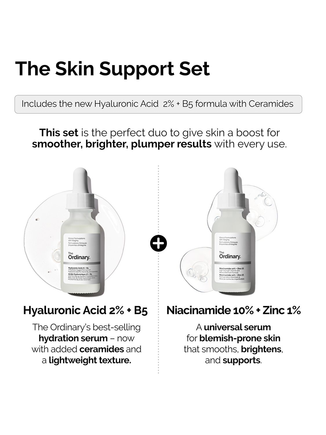 The Ordinary The Skin Support Set Skincare Gift Set 3