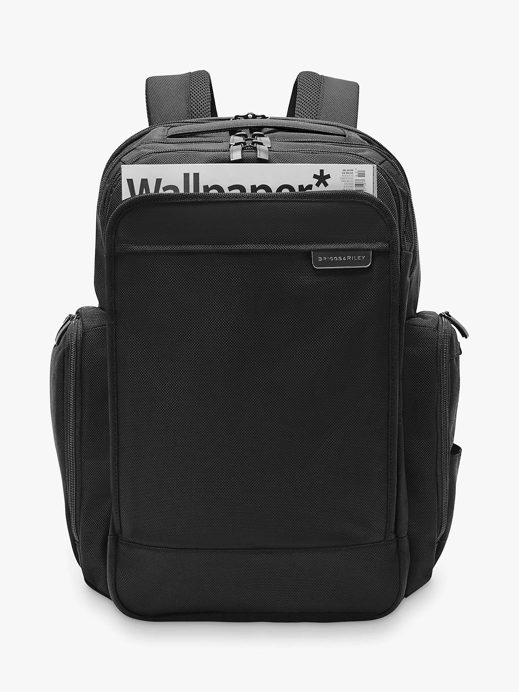 Buy Briggs & Riley Baseline Travel Backpack, Black Online at johnlewis.com