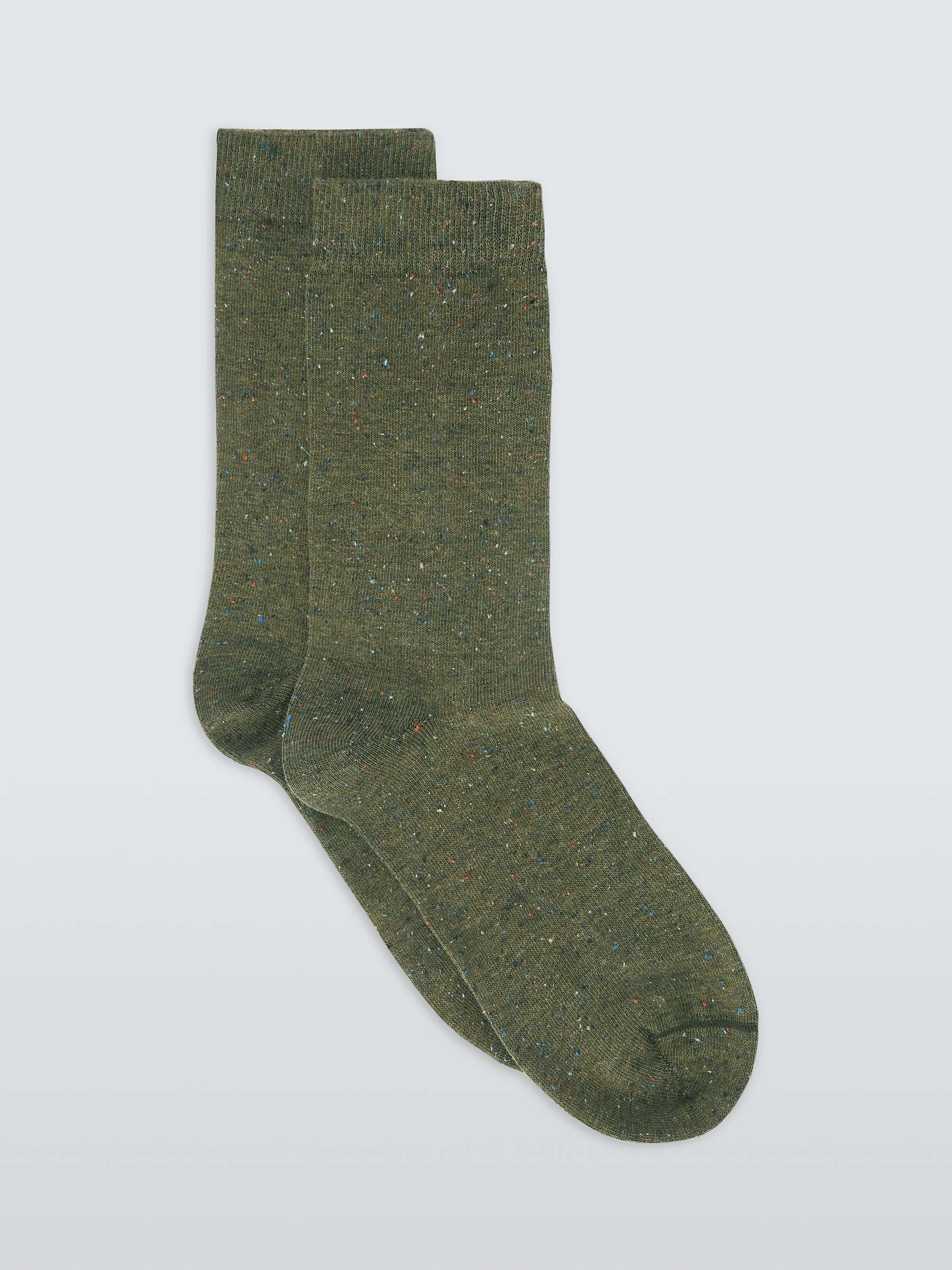 Buy John Lewis Cotton Silk Blend Ankle Socks Online at johnlewis.com