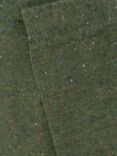 John Lewis Cotton Silk Blend Ankle Socks, Khaki