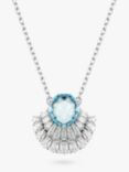 Swarovski Idyllia Crystal Pendant Necklace, Silver/Blue