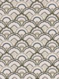 John Lewis Astra Embroidery Furnishing Fabric, Dark Olive