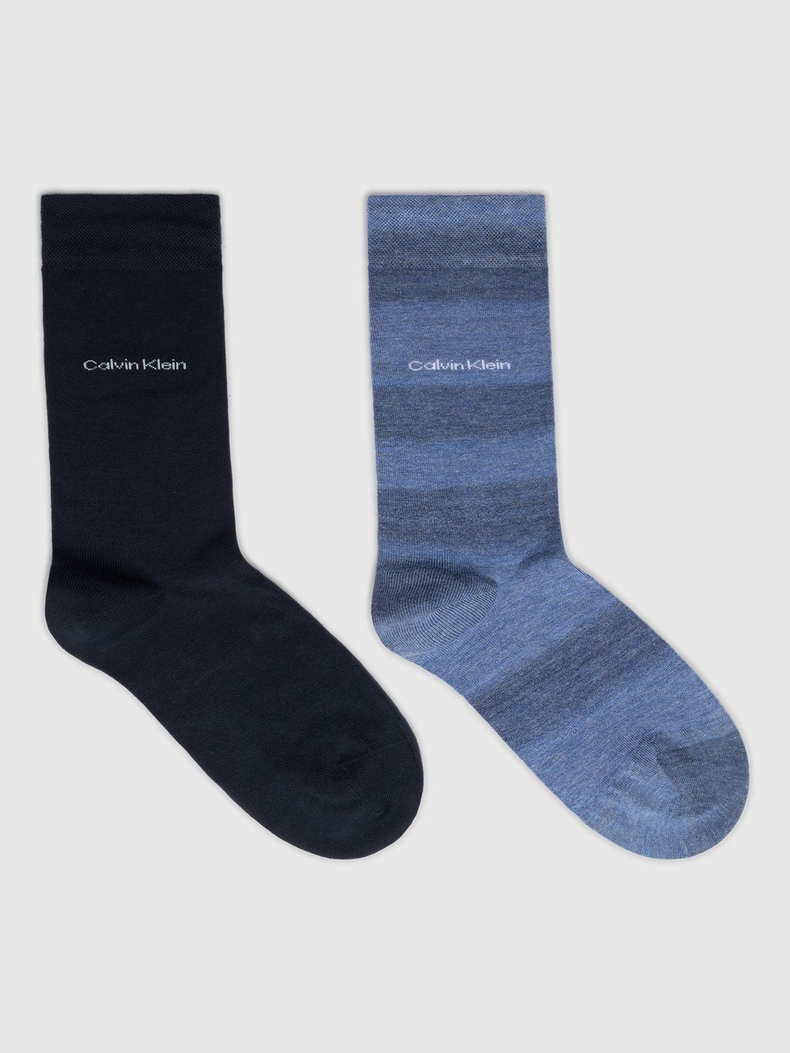 Buy Calvin Klein Classic Socks, Pack of 2, Shadow Blue Online at johnlewis.com