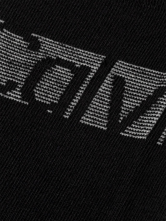 Calvin Klein Logo Crew Socks, Pack of 2, Black