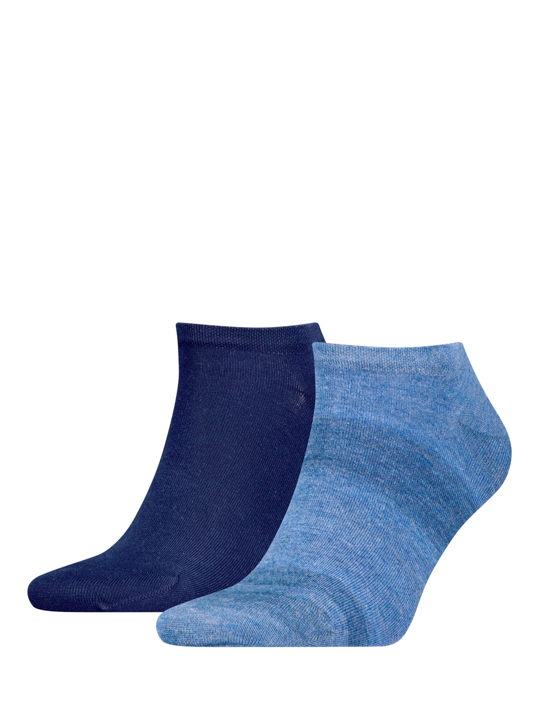 Buy Calvin Klein Trainer Socks, Pack of 2, Blue Online at johnlewis.com