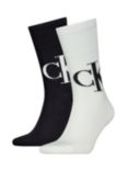 Calvin Klein Logo Crew Socks, Pack of 2