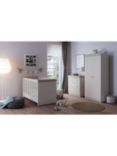 Little Acorns Burlington 2 Door Double Wardrobe, Cashmere/Grey Ash