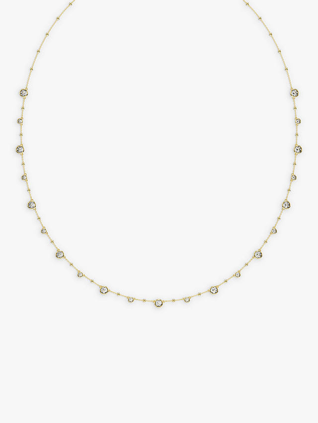 Swarovski Imber Long Crystal Necklace, Gold