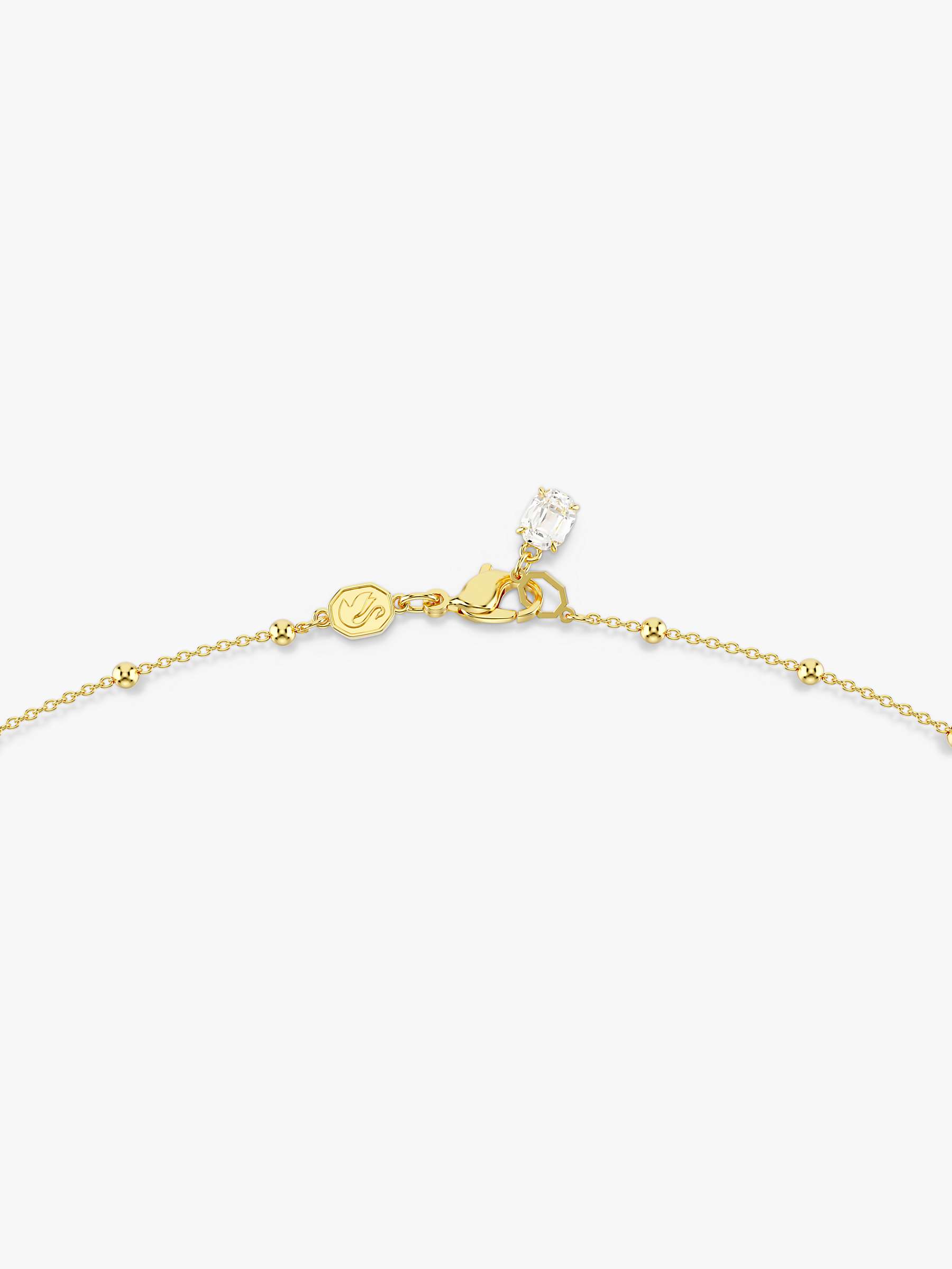 Buy Swarovski Imber Long Crystal Necklace, Gold Online at johnlewis.com