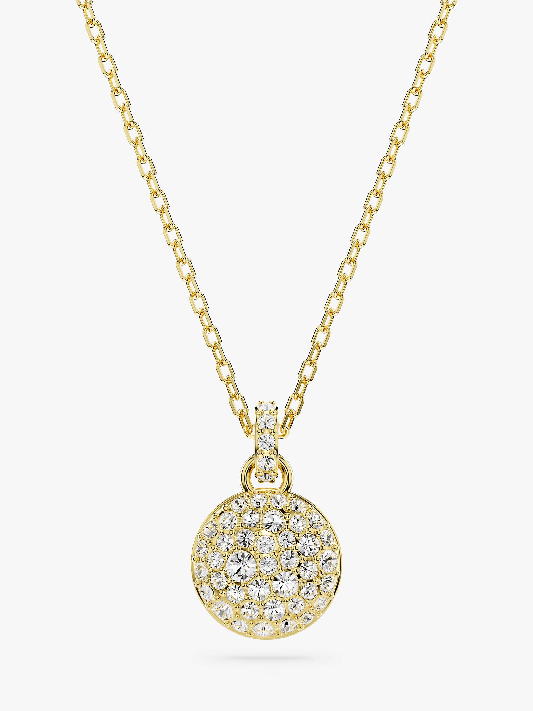 Buy Swarovski Meteora Crystal Pendant, Gold Online at johnlewis.com