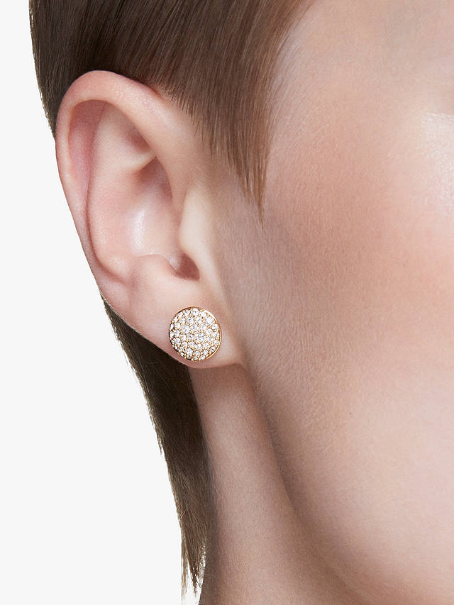 Swarovski Meteora Crystal Stud Earrings, Gold