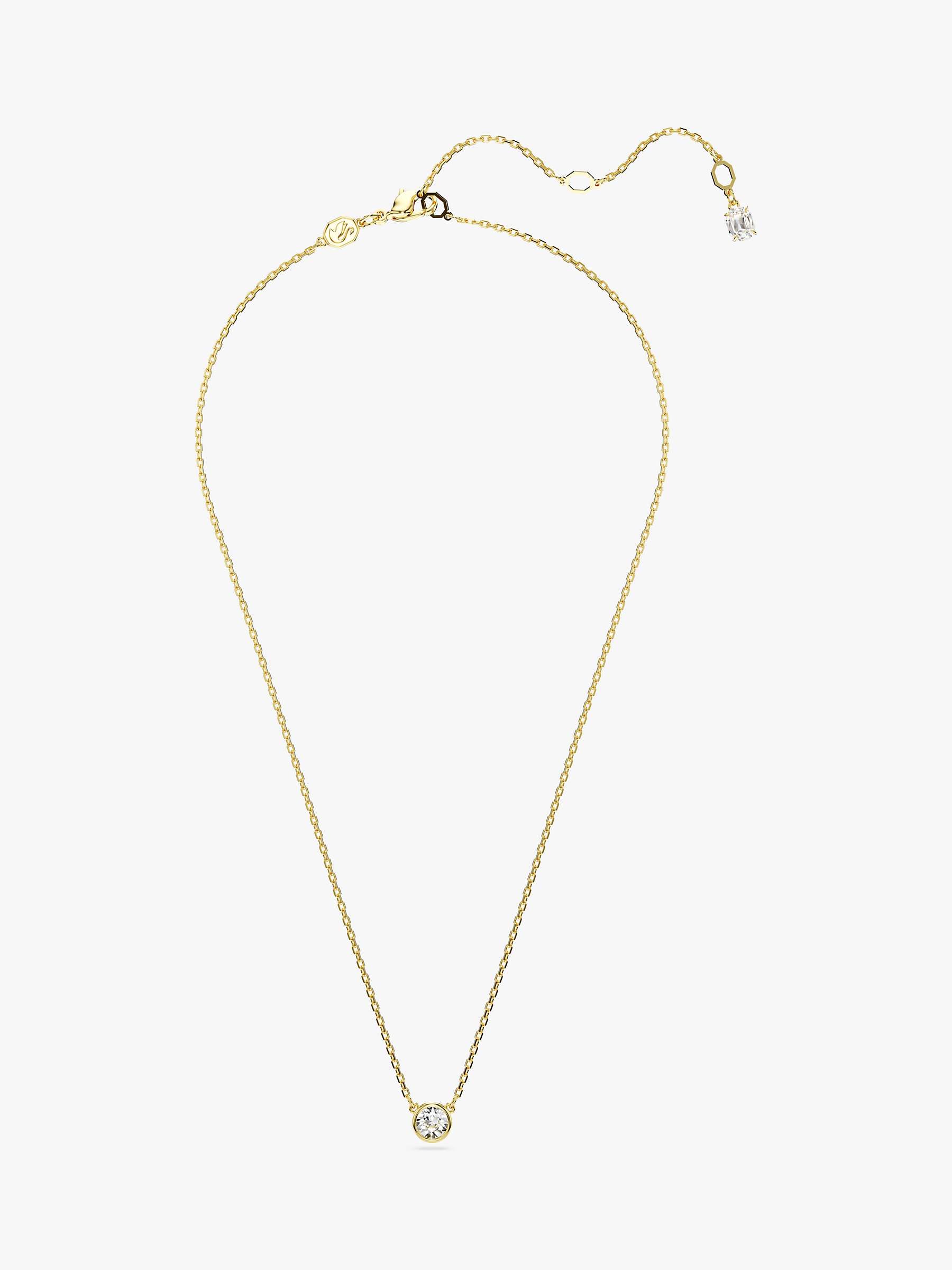Buy Swarovski Imber Crystal Pendant Necklace, Gold Online at johnlewis.com
