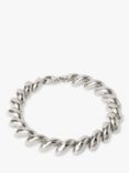 LARNAUTI San Marco Chunky Chain Bracelet, Silver