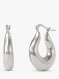 LARNAUTI Annecy Horse Shoe Drop Earrings, Silver