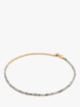 AllSaints Mixed Beaded Necklace, Warm Brass