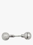AllSaints Unisex Barbell Single Stud Earring, Warm Silver