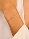 DPT Antwerp Infinity Diamond Bracelet, Gold