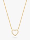 DPT Antwerp Heart of Diamonds Pendant Necklace, Gold