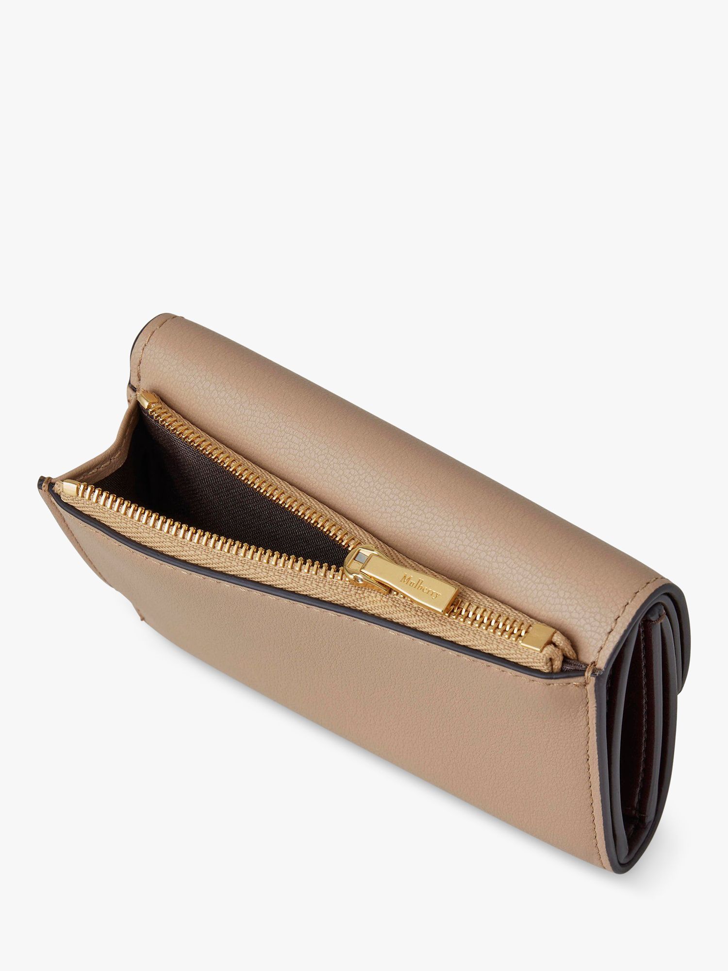 Buy Mulberry Darley Folded Multi-Card Wallet, Maple Online at johnlewis.com