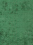 Designers Guild Jabot Cut Velvet Geometric Furnishing Fabric, Emerald