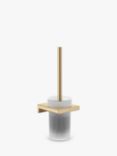hansgrohe AddStoris Wall Mounted Toilet Brush and Holder, Brushed Bronze