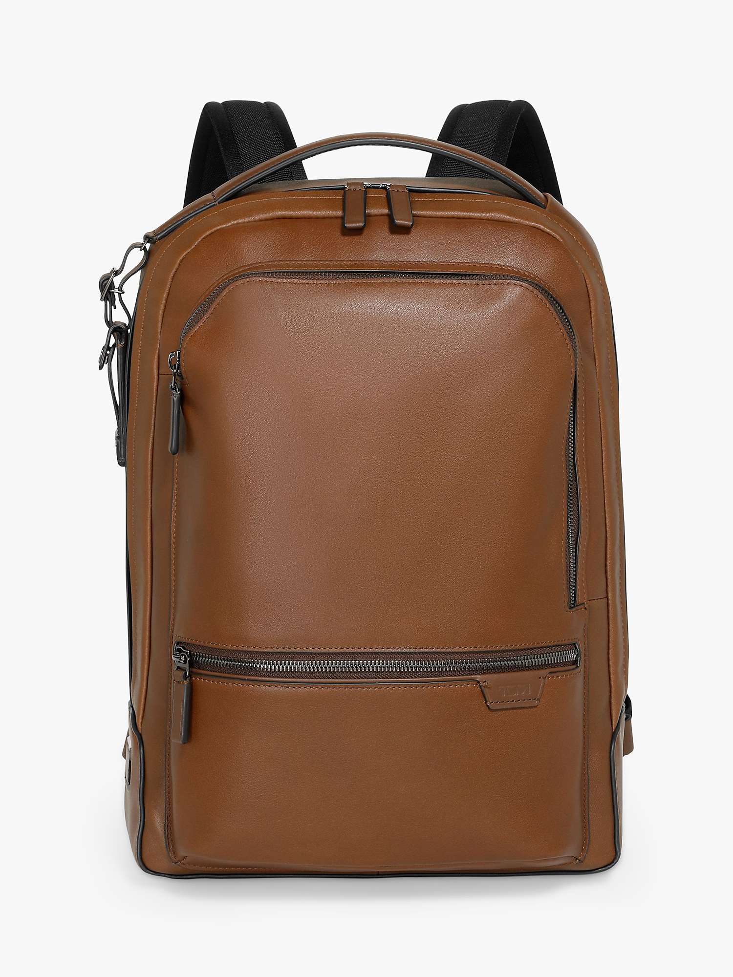 Buy TUMI Bradner Leather Backpack, Cognac Online at johnlewis.com