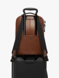 TUMI Bradner Leather Backpack, Cognac