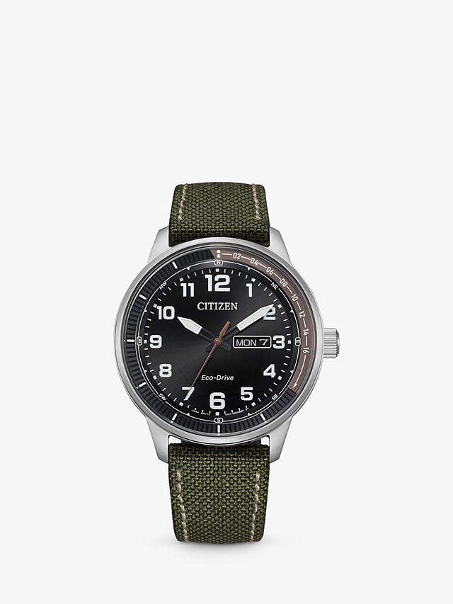 Citizen Men's Weekender Canvas Strap Watch, Black BM8590-10E