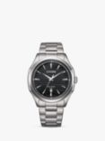 Citizen Men's Ring Solar Eco-Drive Bracelet Strap Watch, Black Aw1750-85e