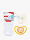 NUK Space Lion Silicone Baby Soothers, Pack of 2, 6-18 months