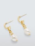 Lido Freshwater Pearl Open Ring Drop Earrings