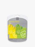 Go Travel Luggage Tags Family Pack, Yellow/Green