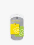 Go Travel Luggage Tags Twin Pack, Yellow/Green