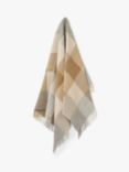 Bronte by Moon British Wool Block Check Throw