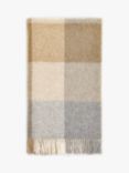 Bronte by Moon British Wool Block Check Throw