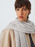 John Lewis Cashmere Scarf, Light Grey