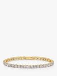 Jools by Jenny Brown 4mm Cubic Zirconia Tennis Bracelet, Gold