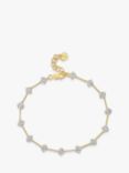 Jools by Jenny Brown Cubic Zirconia Line Bracelet, Gold