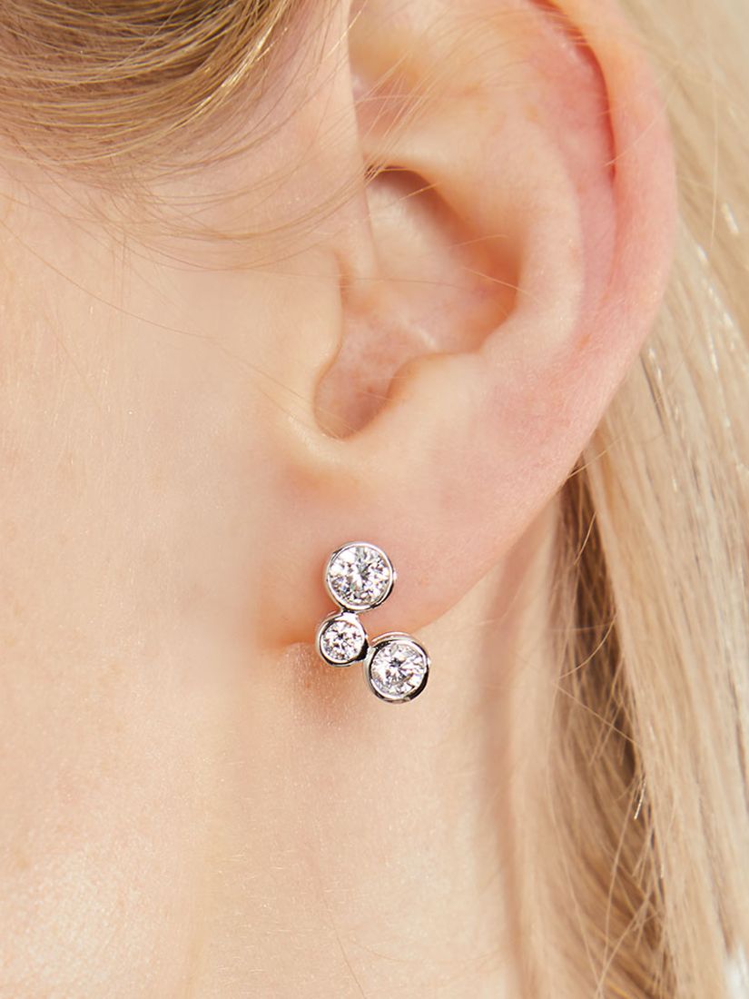 Buy Jools by Jenny Brown Cubic Zirconia Bubble Earrings Online at johnlewis.com