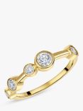Jools by Jenny Brown Cubic Zirconia Bubble Line Ring
