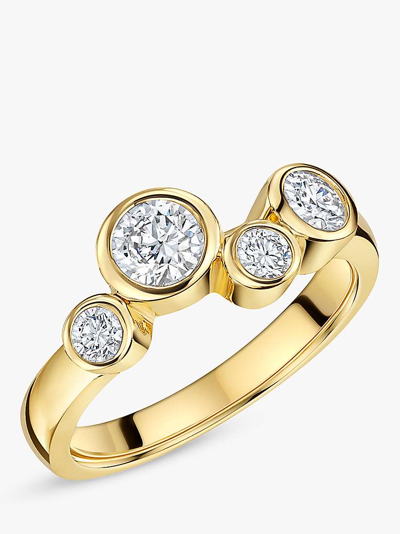 Buy Jools by Jenny Brown 4 Stone Cubic Zirconia Bubble Ring, Gold Online at johnlewis.com